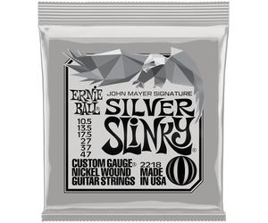 ERNIEBALL EB2218 Slinky Nickel John Mayer Silver Signature .010-.047