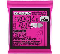 Ernieball Eb3253 Slinky Rock'n'roll, Super 09-42, 3-Pack