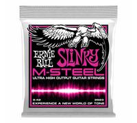 Ernie Ball Electric Guitar Strings Super Slinky M-Steel 9-42 Gauge