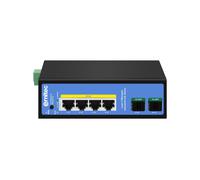 Ernitec ELECTRA-IM04-1GB Network Switch - 4-Port 1000Mbps Industrial Managed PoE