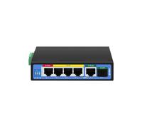 Ernitec ELECTRA-U06-1GB Network Switch - 6-Port 1000Mbps Industrial PoE