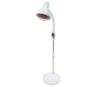 ERnonde Infrared Lamp with 275W High Power Light Source, Single Head Type Far Infrared Therapy Lamp, Adjustable Temperature 32-239 ℉, Floor Standing, White