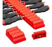 Ernst Manufacturing Screwdriver Pro - Modular Screwdriver Organizer for 26 Tools with Magnetic Base, Red - Made in The USA