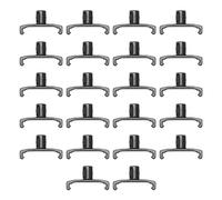 Ernst 8440-Black 1/4-Inch Dura-Pro Twist Lock Socket Clips, 22-Pack, Black