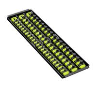 Ernst 8460HV Socket Boss Storage Organiser Rail® 3-Rail Twist Lock 18" HIVIZ