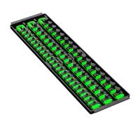 Ernst 8481 3-Rail Socket Boss® Organiser Rail Twist Lock 18" Green