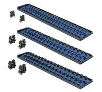 Ernst 8511 Socket Boss 18" Storage Rail Combo Pack Blue