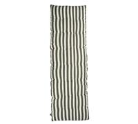ERNST - Bench Cushion 30x100 cm, White / Sage - White