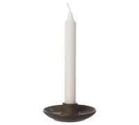 ERNST - Candle Holder Ø10.5 cm, Brown - Brown