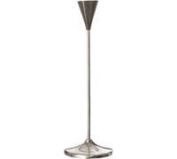 ERNST - Candle Holder 25 cm, Chrome - Chrome