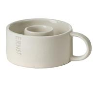 ERNST - Candle Holder 7 cm, White - White