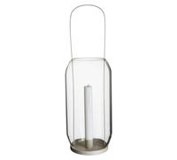 ERNST - Candle Holder Glass, 40 cm Beige - Beige