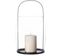 ERNST - Candle Holder H30 cm, Black - Black