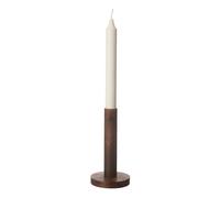 ERNST Ernst candle sticks made of wood 15 cm Dark brown