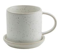 ERNST Ernst cup with saucer 7 cm White-speckled