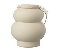ERNST - Curvy Vase Stoneware Beige, 21.5x12 cm - Beige