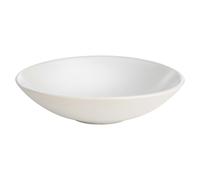 ERNST - Deep Plate Stoneware, 22 cm White - White