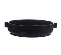 ERNST - Dish With Ears Ø25x5.5 cm, Black - Black