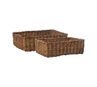 ERNST Ernst basket 2 pieces Dark brown