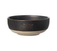 ERNST Ernst bowl Matte black-natural base, Ø11 cm