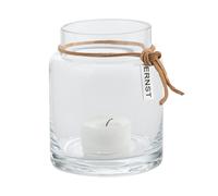 ERNST - Ernst Candle Holder 10x6,5 cm, Clear - Clear