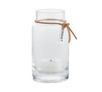ERNST - Ernst Candle Holder 12x5 cm, Clear - Clear