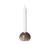 ERNST Ernst candle holder glass Ø7.5 cm Brown
