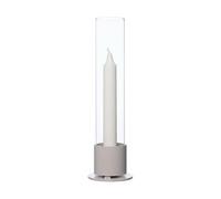 ERNST Ernst candle holder glass cylinder Ø7.5 cm Natural white