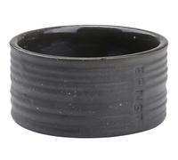 ERNST - Ernst Candle Holder Stoneware, Dark Grey - Dark Grey