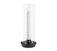 ERNST Ernst candle sticks glass cylinder Dark grey
