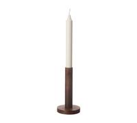 ERNST Ernst candle sticks made of wood 15 cm Dark brown