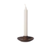 ERNST Ernst candleholder Ø10.5x3.5 cm Brown-beige