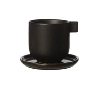ERNST Ernst coffee cup with saucer 8.5 cm Black