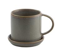 ERNST Ernst cup with saucer 7 cm Grey