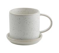 ERNST Ernst cup with saucer 7 cm White-speckled