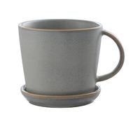 ERNST Ernst cup with saucer 8.5 cm Grey