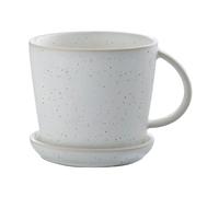 ERNST Ernst cup with saucer 8.5 cm White-speckled