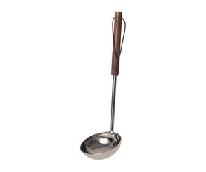 ERNST Ernst dustpan with wooden handle Dark brown