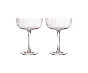ERNST Ernst footed glass 2 pack Clear