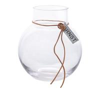 ERNST Ernst glass vase H14cm Ø13cm clear