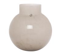 ERNST Ernst glass vase round beige H25 cm Ø24 cm