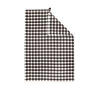ERNST Ernst kitchen towel checkered 47x70 cm Brown-white