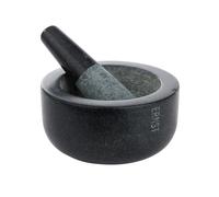 ERNST - Ernst Mortar Large, Black Granite - Black