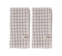 ERNST Ernst napkin 2 pack checked 40x40 cm Blue-beige