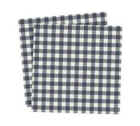 ERNST Ernst napkin checkered 33x33 cm 20-pack Blue-light grey
