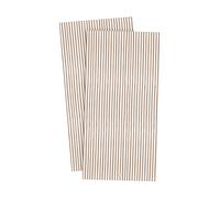 ERNST Ernst napkin striped 10x20 cm 20-pack Kola white
