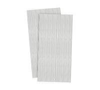 ERNST Ernst napkin striped 10x20 cm 20-pack White-grey stripe