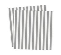 ERNST Ernst napkin striped 33x33 cm 20-pack White-grey stripe