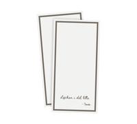 ERNST Ernst napkin with quote Lycka i det lilla 20-pack White