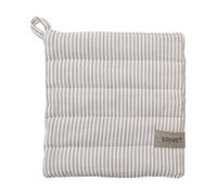 ERNST Ernst potholder striped 23x25 cm Beige-white stripe